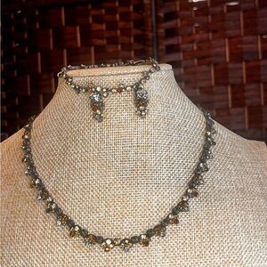Sorrelli Swarovski Necklace, Bracelet, and Earrings